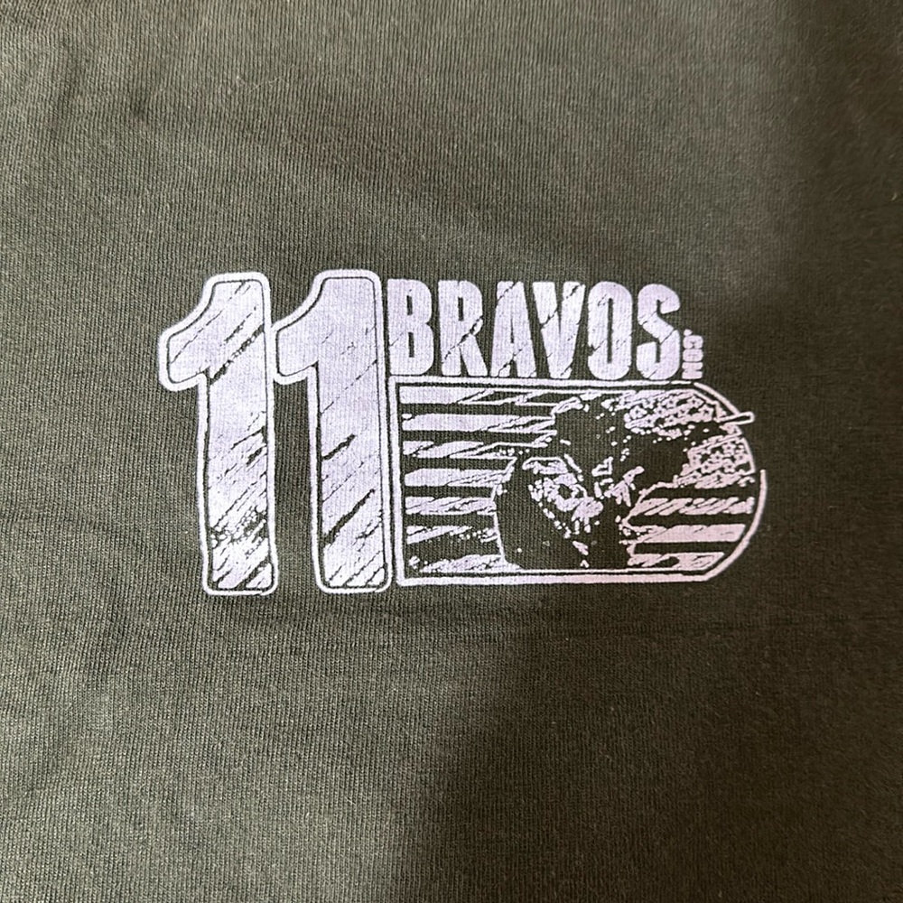 Army 11 Bravo graphic tee